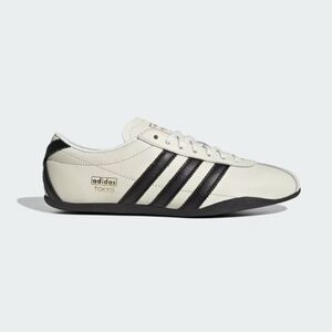 Adidas Originals Tokyo Leather Sneakers in Off-White and Black Womens